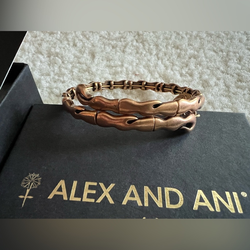 Alex & Ani “Water” Wrap Bracelet - Gently Used with Box - $22